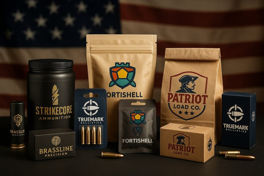 Ammunition Packaging with American Flag